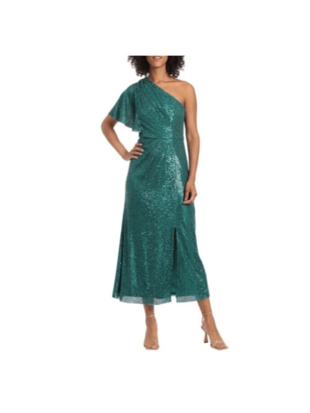 **Maggy London**  Sequinned Asymmetrical Dress 6 NWT